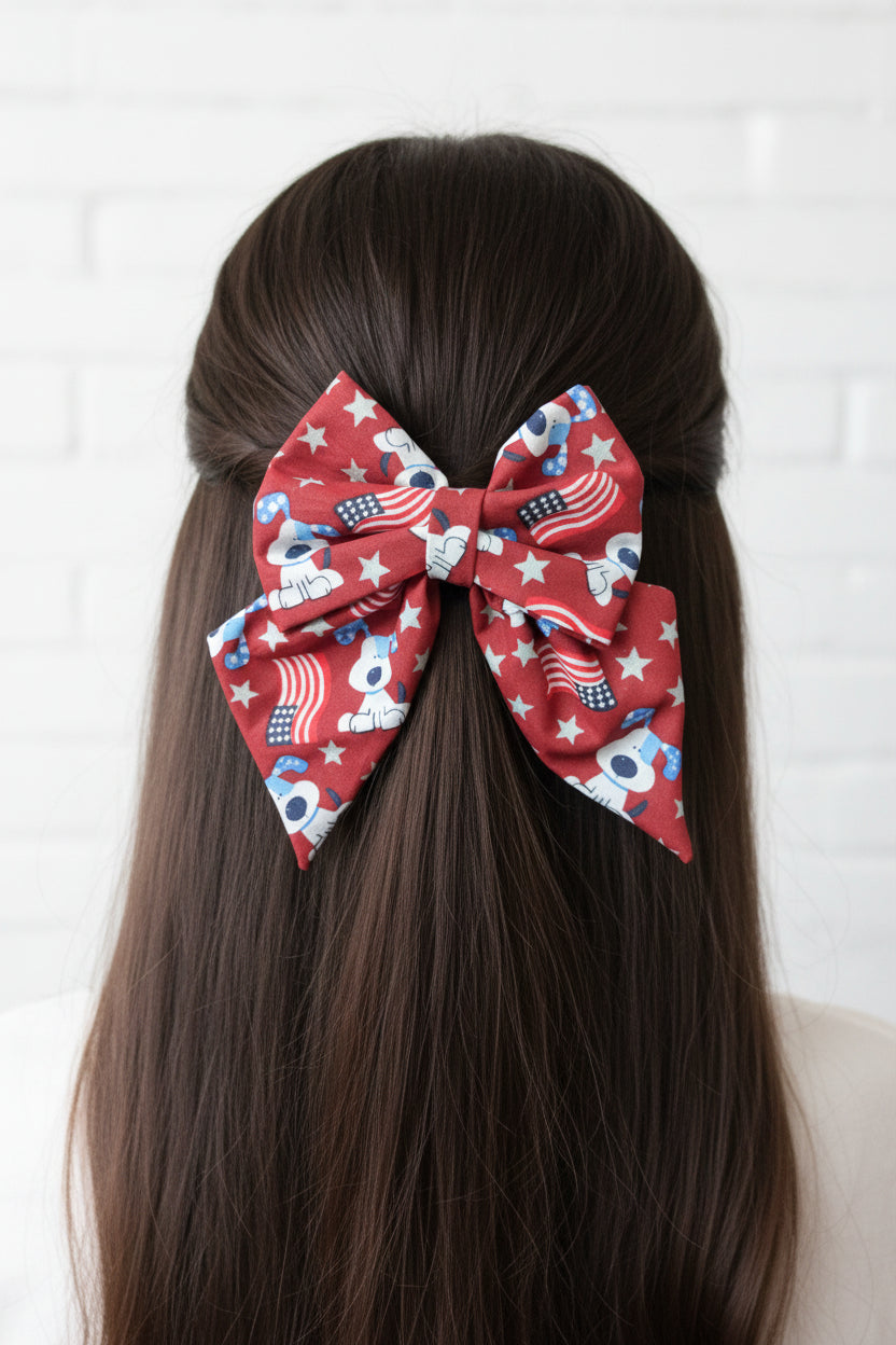 Fourth of July bow-medium