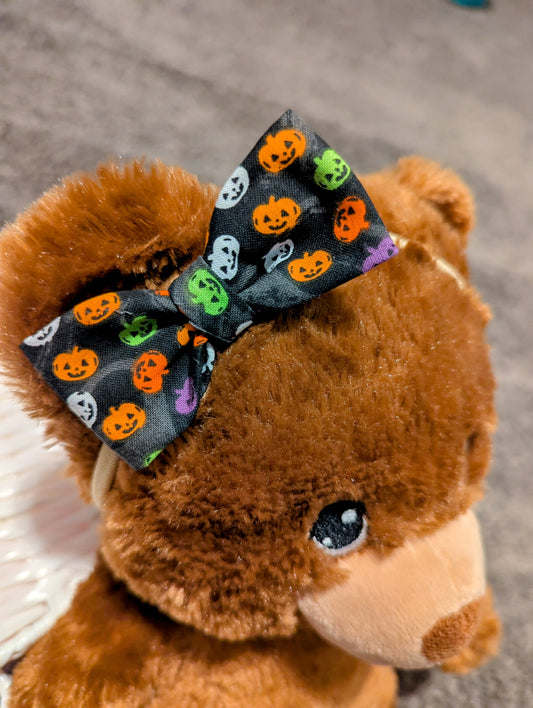 Jack-o'-lantern Night Bow-mini