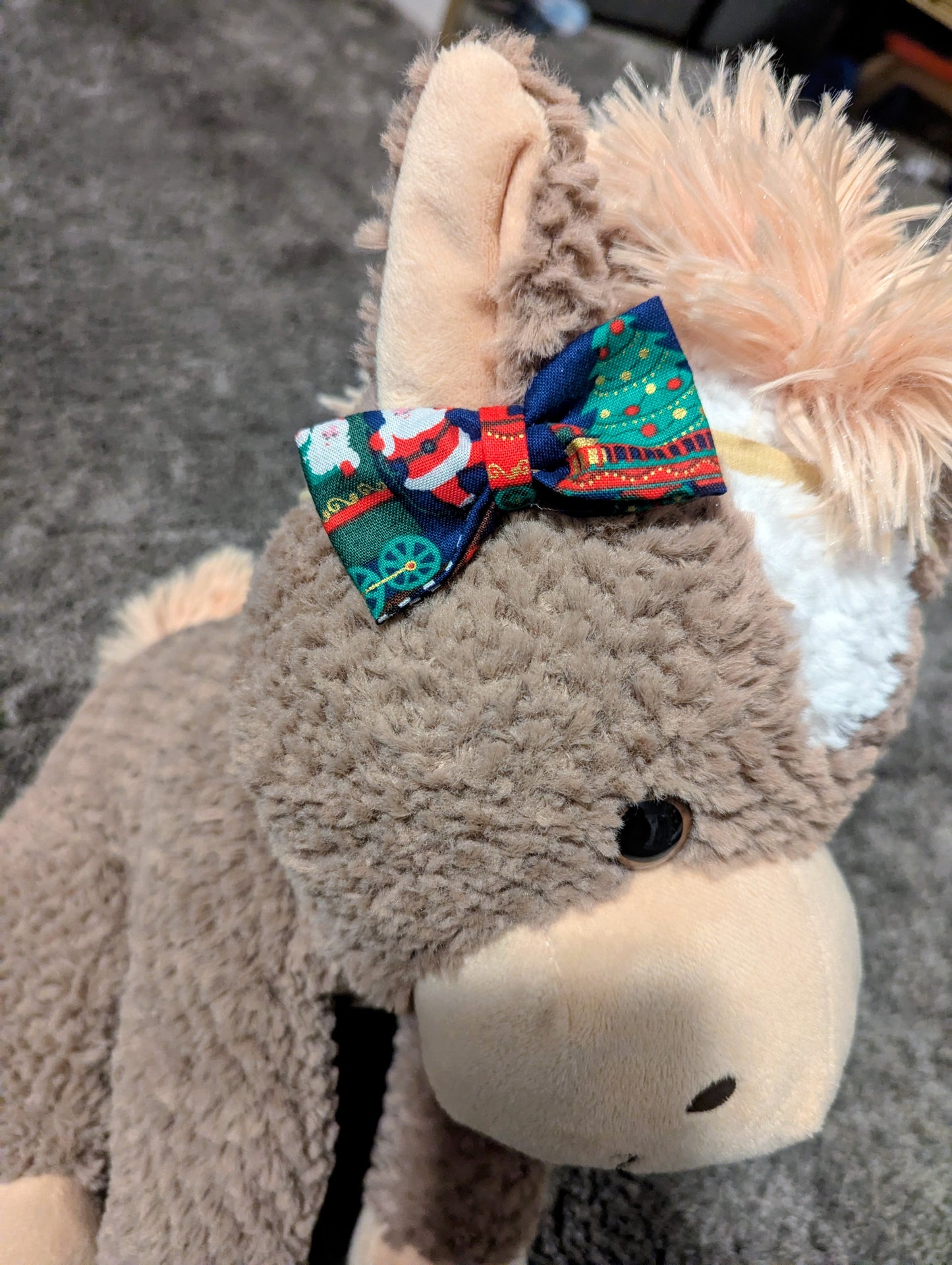 Santa Train Bow-mini