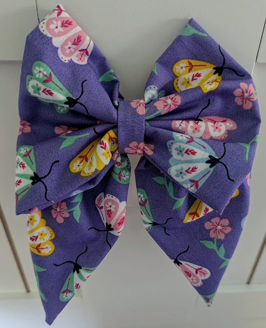 Pastel Butterfly Bow -large